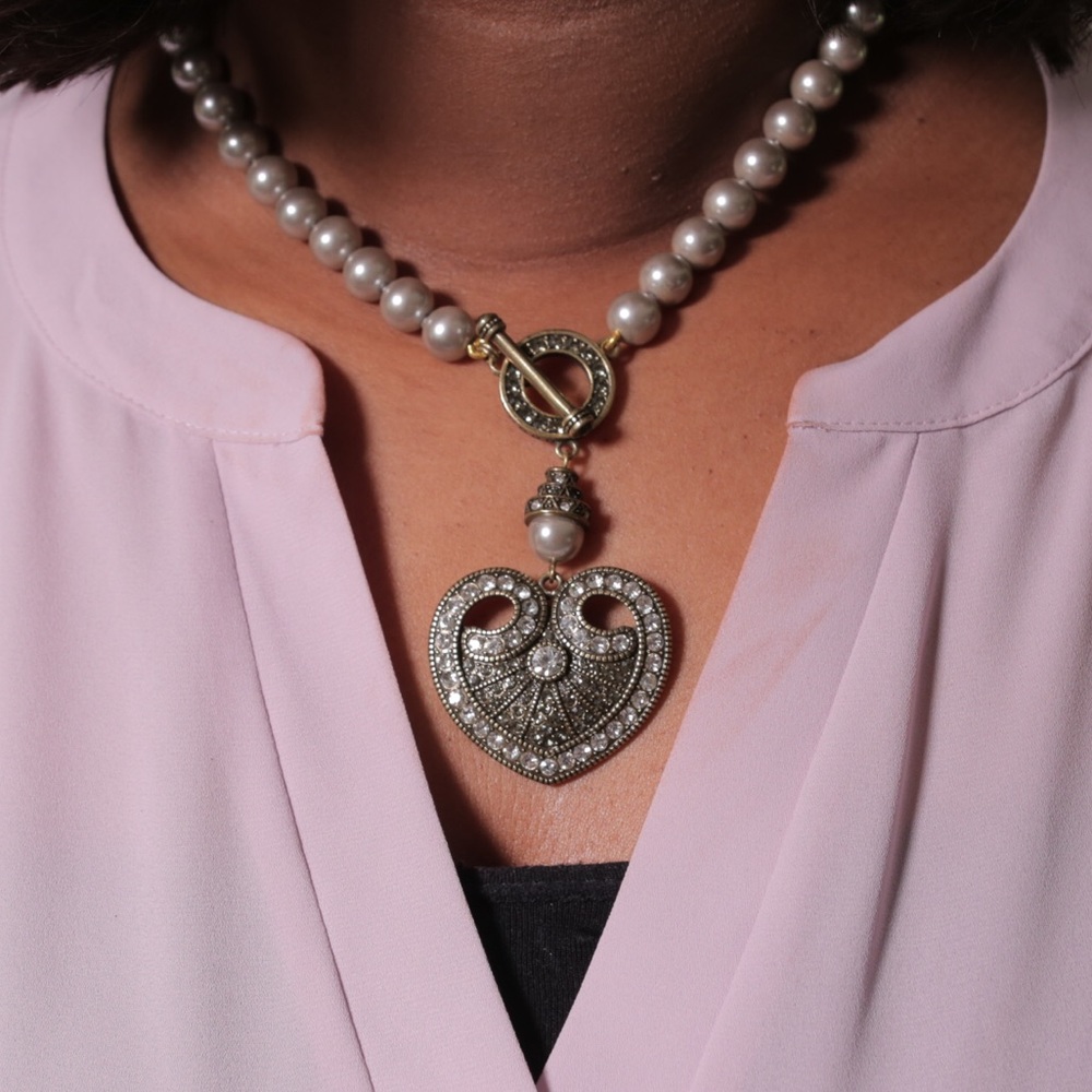 Swarovski Crystal Heart Necklace